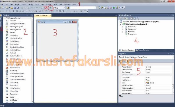 C# Windows Form Ekranı