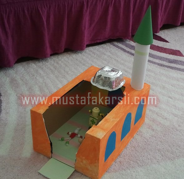 kartondan cami