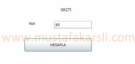 Silverlight Nota Göre Geçti Kaldı Sayfası