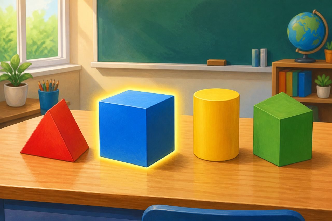Üçgen mi Kare mi? Şekil Avı ile Geometri Tanıma Oyunu
